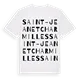 Saint-Jean et Charmilles ordlek t-shirt