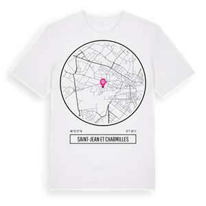 Saint-Jean et Charmilles t-shirt – ekologisk bomull t-shirt från Pinshirt