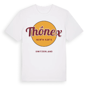 Thônex cirkel t-shirt – ekologisk bomull t-shirt från Pinshirt