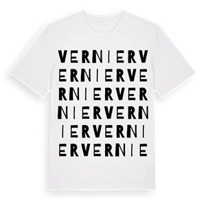 Vernier ordlek t-shirt – ekologisk bomull t-shirt från Pinshirt