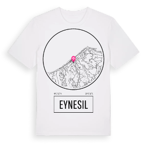 Eynesil t-shirt – ekologisk bomull t-shirt från Pinshirt