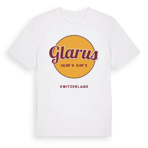 Glarus cirkel t-shirt – ekologisk bomull t-shirt från Pinshirt