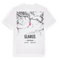 Glarus karta t-shirt