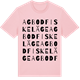 Pink Cotton t-shirt med Agbod fiskeläge ordlek t-shirt