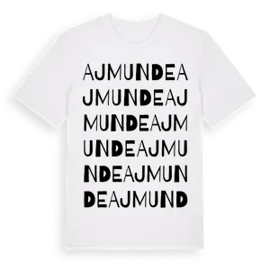 Ajmunde ordlek t-shirt – ekologisk bomull t-shirt från Pinshirt