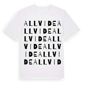 Allvide ordlek t-shirt – ekologisk bomull t-shirt från Pinshirt