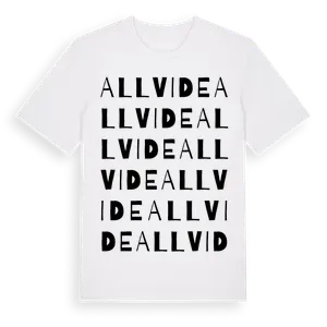 Allvide ordlek t-shirt – ekologisk bomull t-shirt från Pinshirt