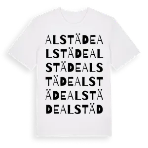 Alstäde ordlek t-shirt – ekologisk bomull t-shirt från Pinshirt