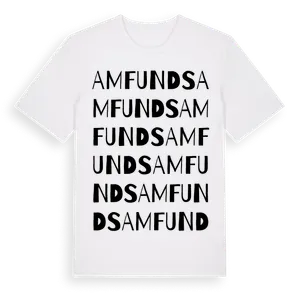Amfunds ordlek t-shirt – ekologisk bomull t-shirt från Pinshirt