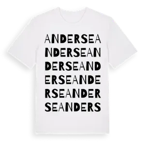 Anderse ordlek t-shirt – ekologisk bomull t-shirt från Pinshirt