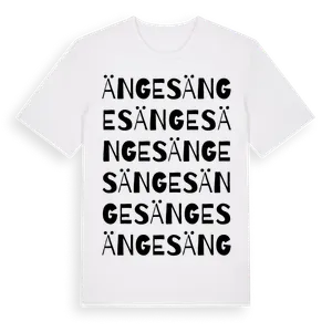Änges ordlek t-shirt – ekologisk bomull t-shirt från Pinshirt