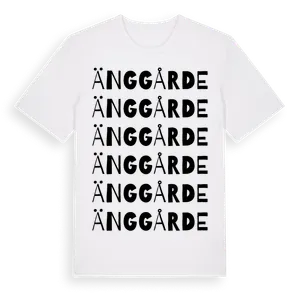 Änggårde ordlek t-shirt – ekologisk bomull t-shirt från Pinshirt
