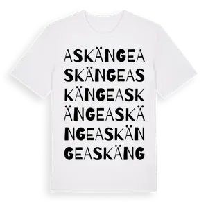 Askänge ordlek t-shirt – ekologisk bomull t-shirt från Pinshirt