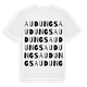 Audungs ordlek t-shirt