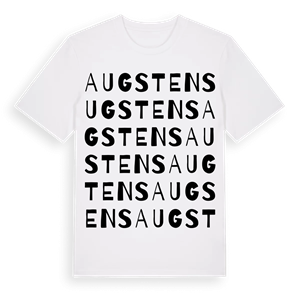 Augstens ordlek t-shirt – ekologisk bomull t-shirt från Pinshirt