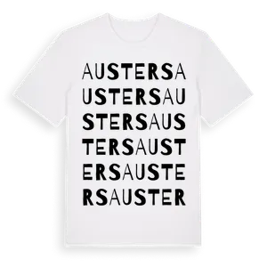 Austers ordlek t-shirt – ekologisk bomull t-shirt från Pinshirt