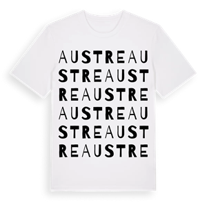 Austre ordlek t-shirt – ekologisk bomull t-shirt från Pinshirt