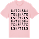 Pink Cotton t-shirt med Båtels ordlek t-shirt