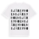 Bjärbyholm ordlek t-shirt