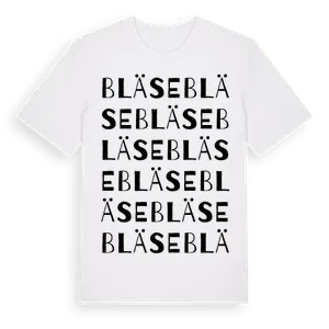 Bläse ordlek t-shirt – ekologisk bomull t-shirt från Pinshirt
