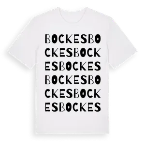 Bockes ordlek t-shirt – ekologisk bomull t-shirt från Pinshirt