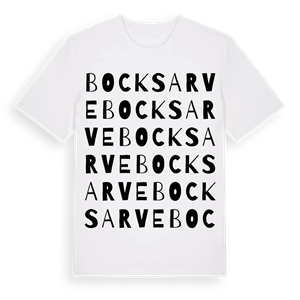 Bocksarve ordlek t-shirt – ekologisk bomull t-shirt från Pinshirt