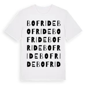 Bofride ordlek t-shirt – ekologisk bomull t-shirt från Pinshirt