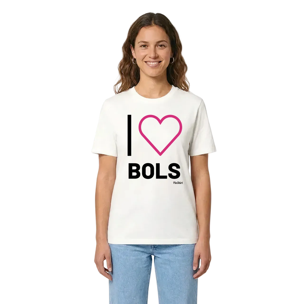 Jag älskar Bols t-shirt stort tryck i miljö