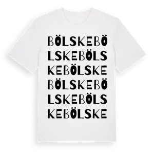 Bölske ordlek t-shirt – ekologisk bomull t-shirt från Pinshirt