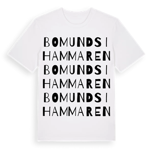 Bomunds i Hammaren ordlek t-shirt – ekologisk bomull t-shirt från Pinshirt