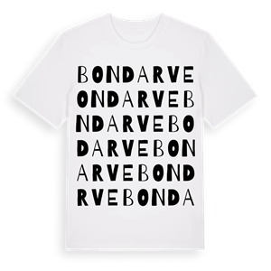 Bondarve ordlek t-shirt – ekologisk bomull t-shirt från Pinshirt