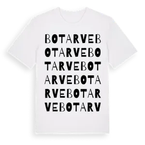 Botarve ordlek t-shirt – ekologisk bomull t-shirt från Pinshirt