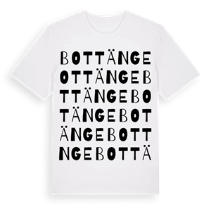 Bottänge ordlek t-shirt – ekologisk bomull t-shirt från Pinshirt