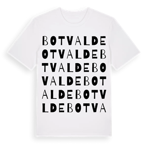 Botvalde ordlek t-shirt – ekologisk bomull t-shirt från Pinshirt