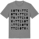 Mid Heather Gray t-shirt med Botvatte ordlek t-shirt