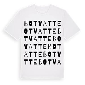 Botvatte ordlek t-shirt – ekologisk bomull t-shirt från Pinshirt