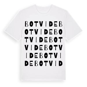 Botvide ordlek t-shirt – ekologisk bomull t-shirt från Pinshirt