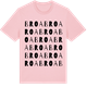 Pink Cotton t-shirt med Broa ordlek t-shirt