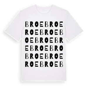 Broe ordlek t-shirt – ekologisk bomull t-shirt från Pinshirt