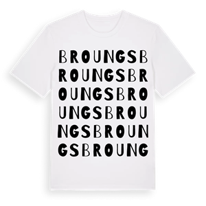 Broungs ordlek t-shirt – ekologisk bomull t-shirt från Pinshirt