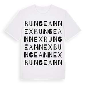 Bunge Annex ordlek t-shirt – ekologisk bomull t-shirt från Pinshirt