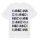White t-shirt med Bunge Annex ordlek t-shirt