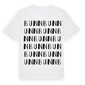 Bunn ordlek t-shirt – ekologisk bomull t-shirt från Pinshirt