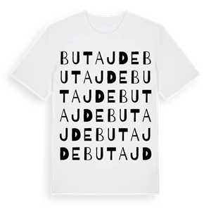 Butajde ordlek t-shirt – ekologisk bomull t-shirt från Pinshirt