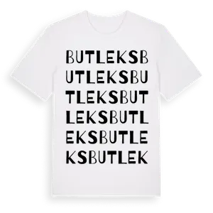 Butleks ordlek t-shirt – ekologisk bomull t-shirt från Pinshirt