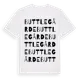 White t-shirt med Buttlegårde ordlek t-shirt