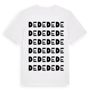 Dede ordlek t-shirt – ekologisk bomull t-shirt från Pinshirt
