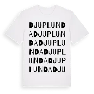 Djuplunda ordlek t-shirt – ekologisk bomull t-shirt från Pinshirt