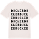 Vintage White t-shirt med Ducker ordlek t-shirt