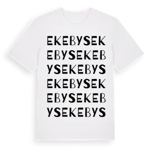 Ekebys ordlek t-shirt – ekologisk bomull t-shirt från Pinshirt